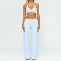 BIANHUI femmes survêtement Yoga ensemble ample décontracté femmes Sports de plein air à manches longues 2/3 pièces ensemble vêtements de sport femme vêtements de sport 3