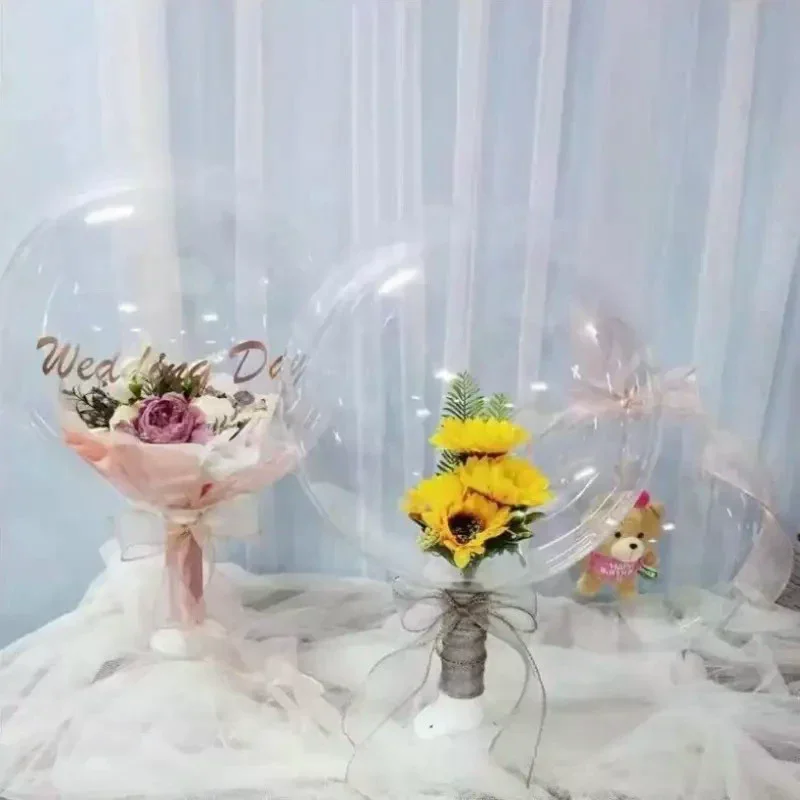 Bobo Balloons Stand Bouquet Holder Stand Balloons Stick Support Stuff Balloon Accessories Wedding Birthday Party Decorations
