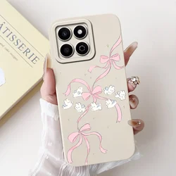 Fashionable Shockproof Silicone Bumper Case with Rabbit Flower Design for Honor X7c 5G (TYbai2174)
