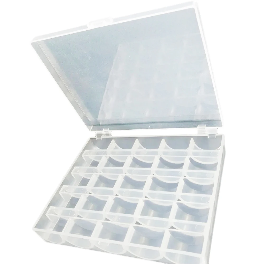 Bobbins For Janome Sewing Machine 28 Slots Empty Spools Box