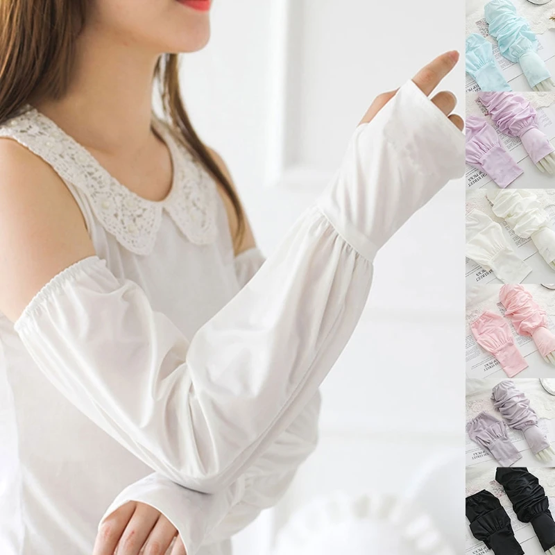 

Женские охлаждающие рукава, несколько цветов, легко сочетающаяся одежда, практичная летняя вещь, необходимая для активного