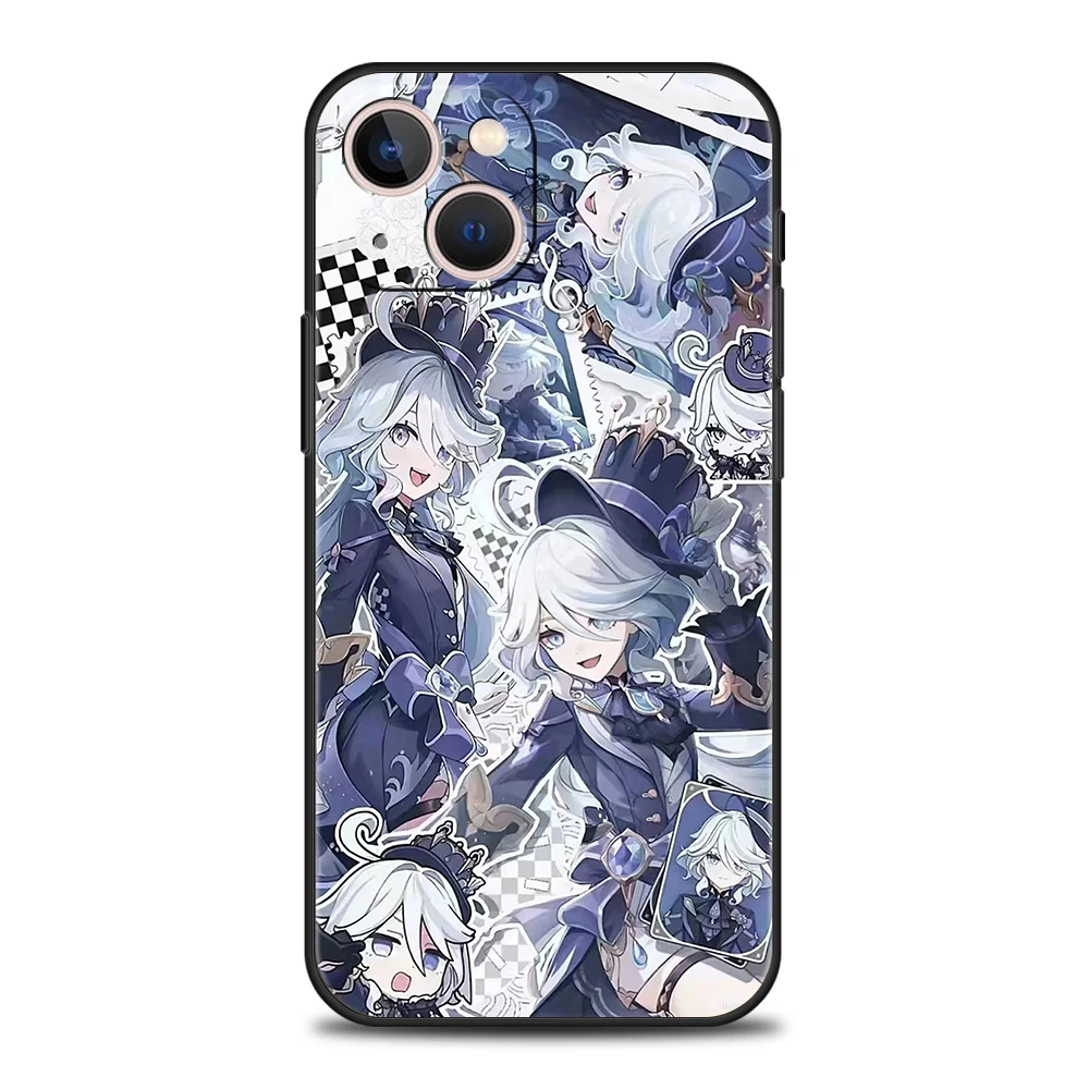 Genshin Impact Lovely Furina Luxury Phone Case Cover