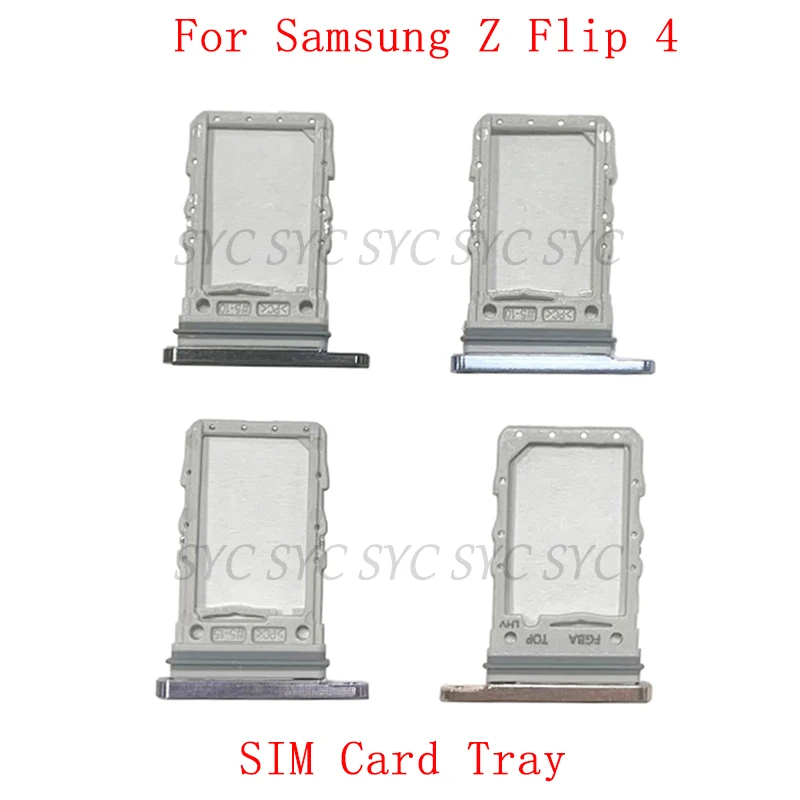 

SIM Card Tray SIM Card Slot Holder For Samsung Z Flip 4 F721 Memory MicroSD Sim Card Tray Repair Parts