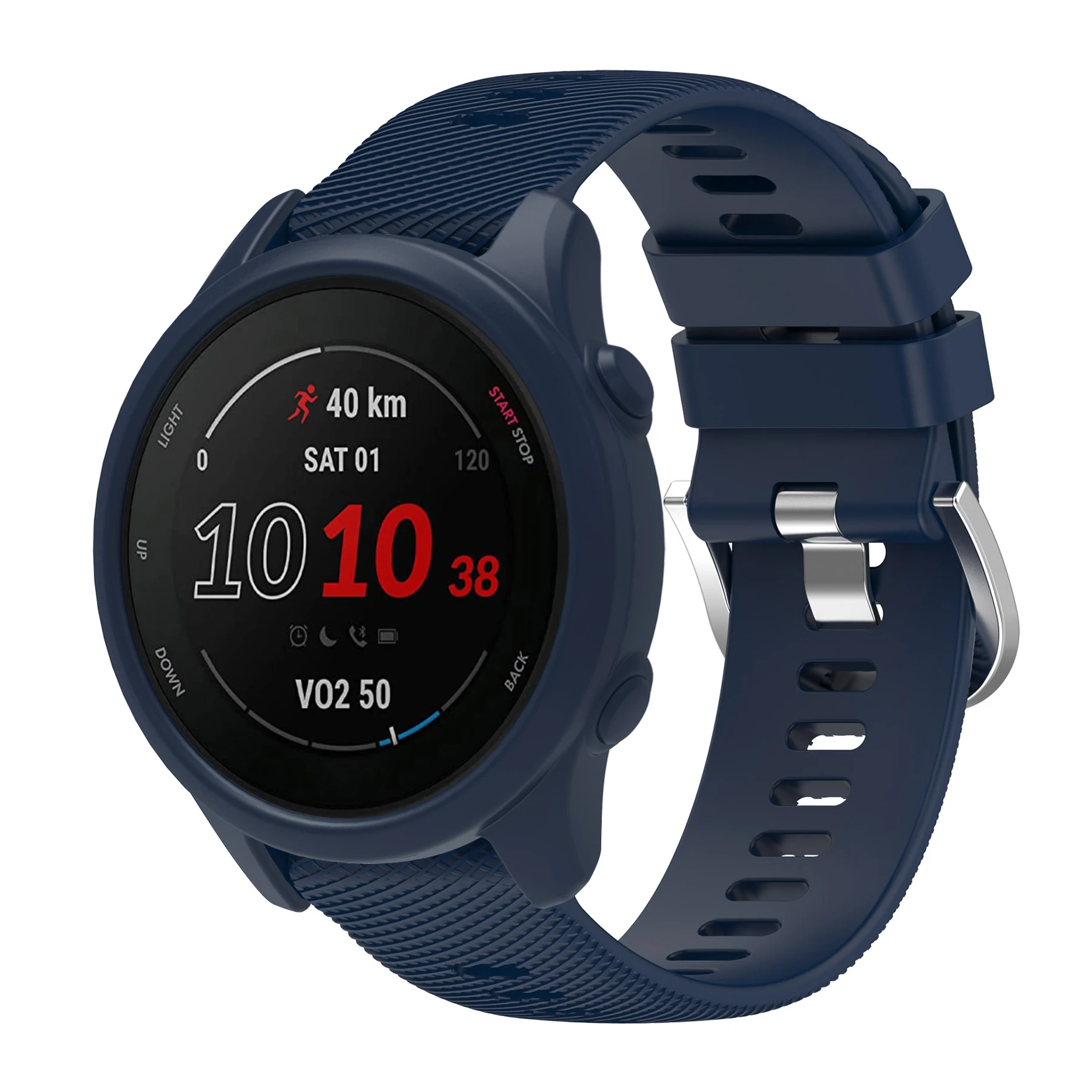 Silicone Sport Watchband and Case Set