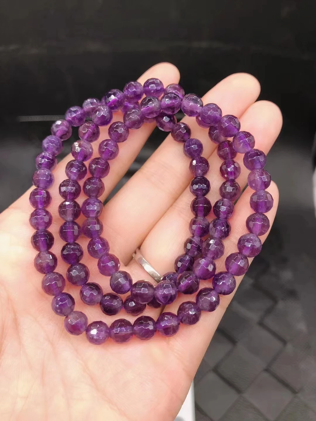 New Top Natural Purple Crystal Beads Unique beads Handmade DIY