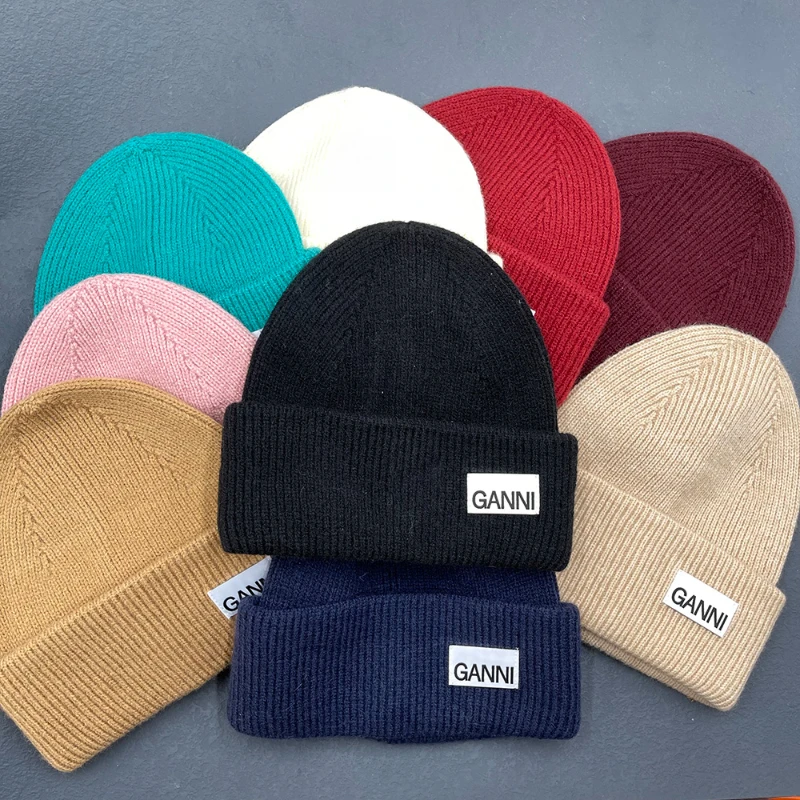 Winter Hats Knitted Hat Letter Winter Knit Letter Cap Letter Wool