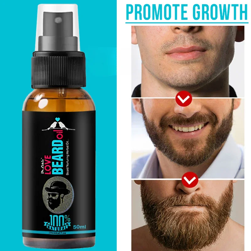 Tanio Nowy męski pielęgnacja brody wzrost włosów odżywczy pielęgnacja brody