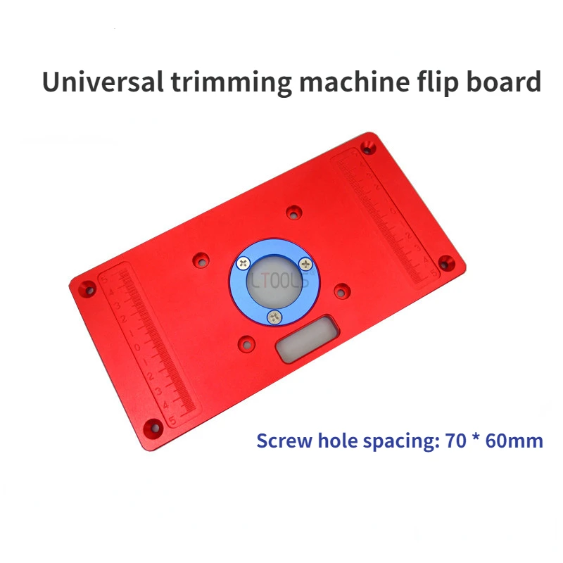 Universal Flip Board Aluminum Alloy 6061 Trimming Machine Inverted Board Carpentry DIY Modification Woodworking Auxiliary Tools trimming machine balance board flip board guide table electric wood milling slotting chamfering for woodworking work bench