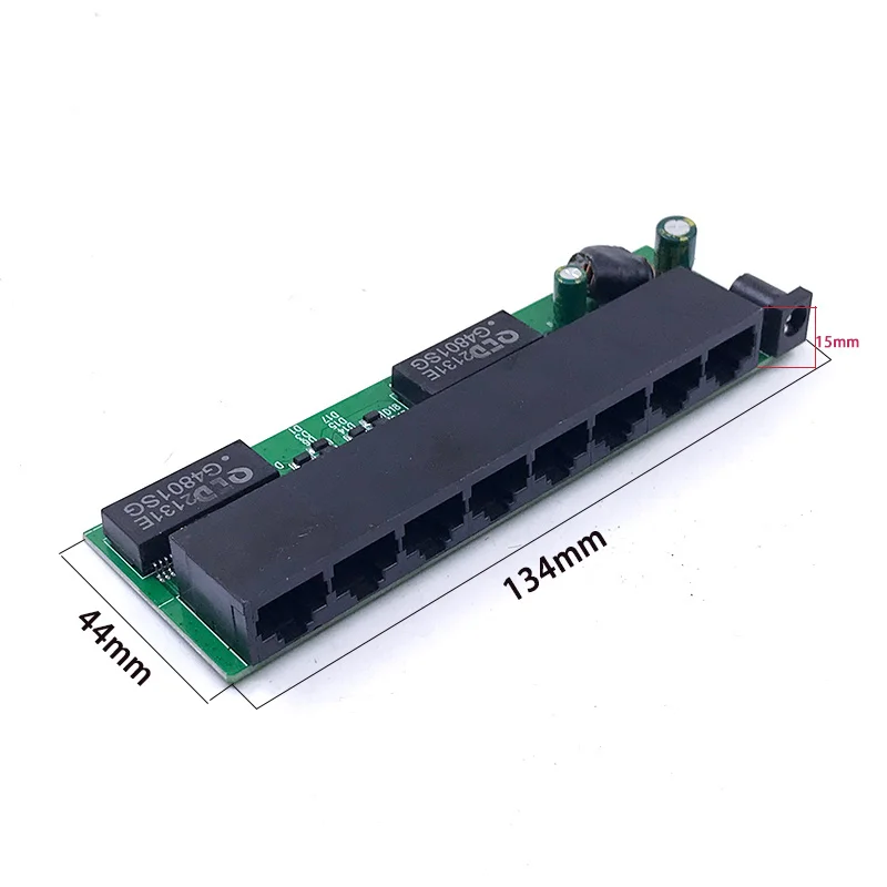 8포트 10/100M 이더넷 스위치 모듈 PCBA 보드 OEM 자동 감지 포트 PCBA 보드 OEM 마더보드