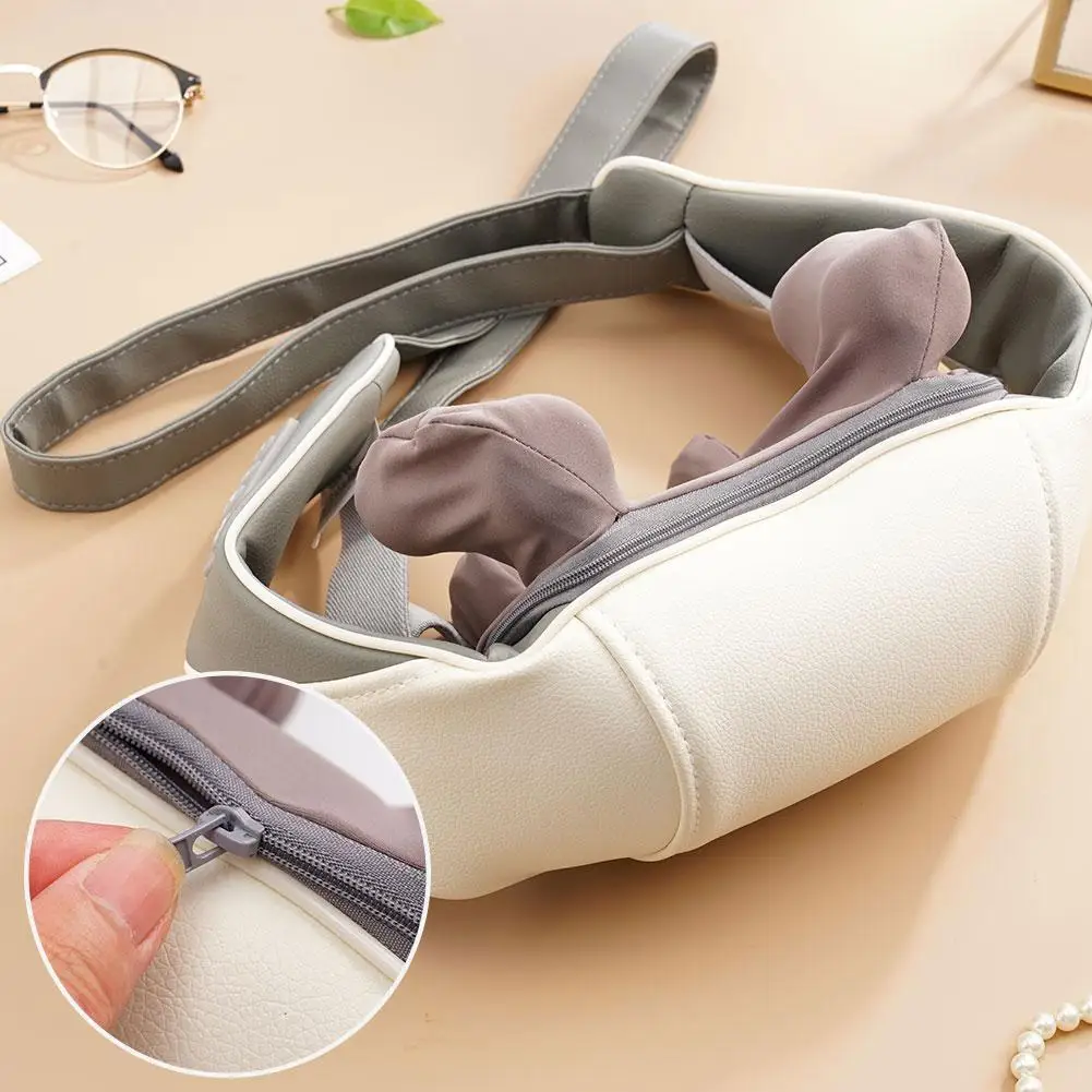 Massagers for Neck and Shoulder with Heat Simulate Human Hand Grasping and Kneading Cover Important Acupoints Dropshipping O7Q2 electrical shiatsu back neck shoulder body massager simulate human hand grasping and kneading pain relief deep tissue