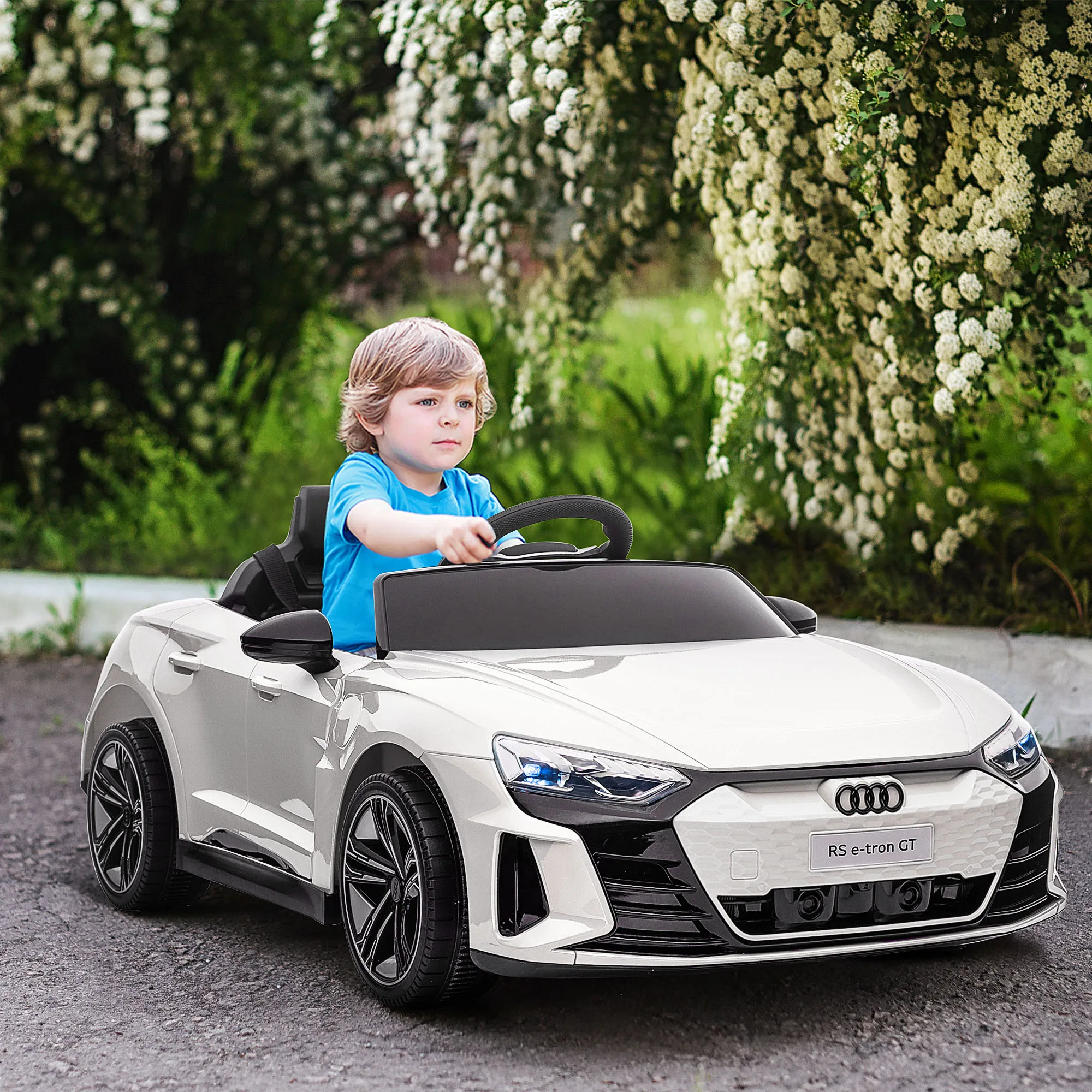 elektroautos spielzeug HOMCOM Kinder Elektroauto für kleine Rennfahrer – AUDIO RS e-tron GT