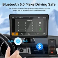 VENBES 7 "autoradio Carplay et Android Auto Portable Mirrorlink écran tactile caméra de recul AUX USB type-c 6