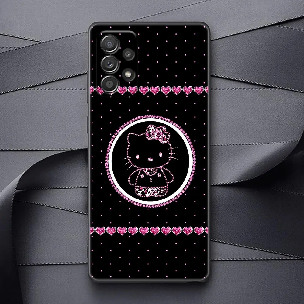 thumbnail image 1 of Funda trasera de silicona para Samsung Galaxy, carcasa bonita de Hello Kitty, Gato rosa, A33, 5G, A52, A53, A72, A73, A52S, A71, A32, A33, A34, A54, A51, A25, A42, 1 of 5
