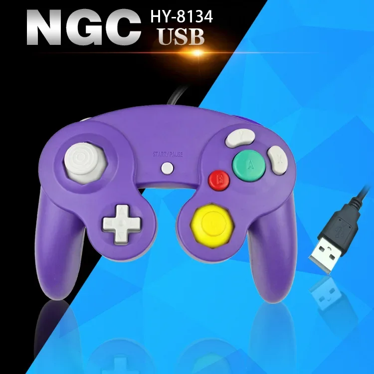 For Gamecube Controller USB Wired Handheld Joystick For Nintend For NGC GC Controle For MAC Computer PC Gamepad ns - 2