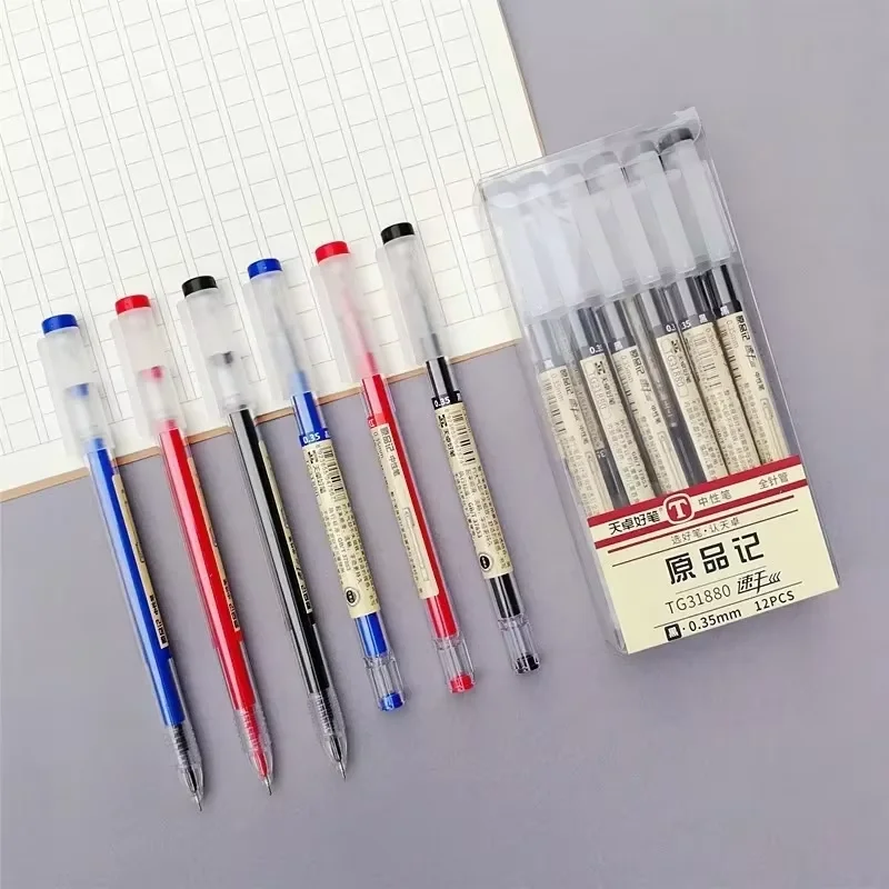 Premium 54-Piece Fine Point Gel Pen Set – Black, Blue, Red Ink for School, Office & Writing Supplies