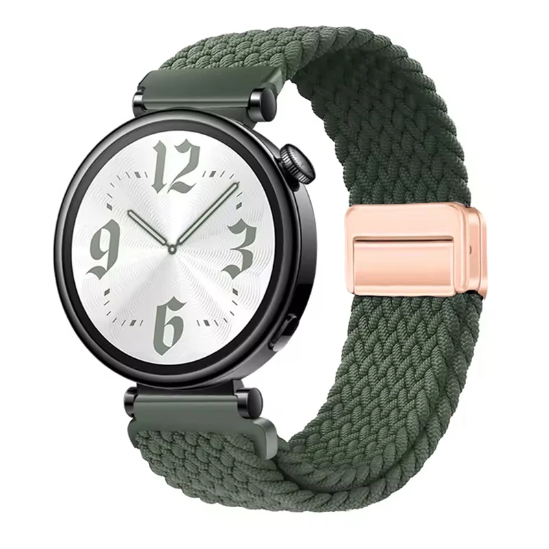 18mm Braided Magnetic Smartwatch Strap Bracelet Wristband