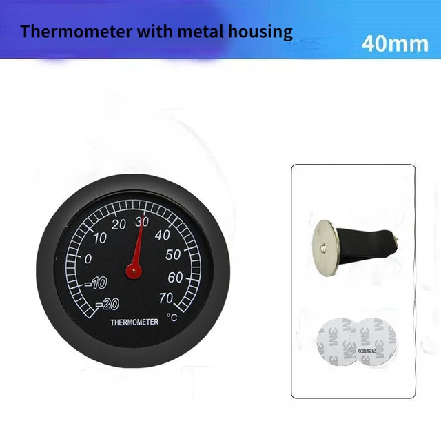 ATsafepro Car Clock Dashboard Vhicle Thermometer Mini Car Watch Auto