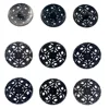 20Pcs Vintage Metal Pierced Buttons Shank Flower Metal Buttons Fit Sewing Clothing Craft 18.0mm 2