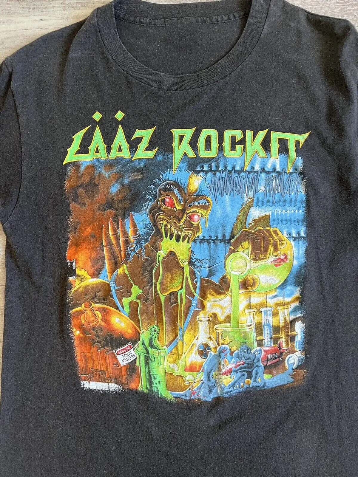 Laaz Rockit Annichiation Principio Nero Taglia S-5Xl T-Shirt Unisex In Cotone