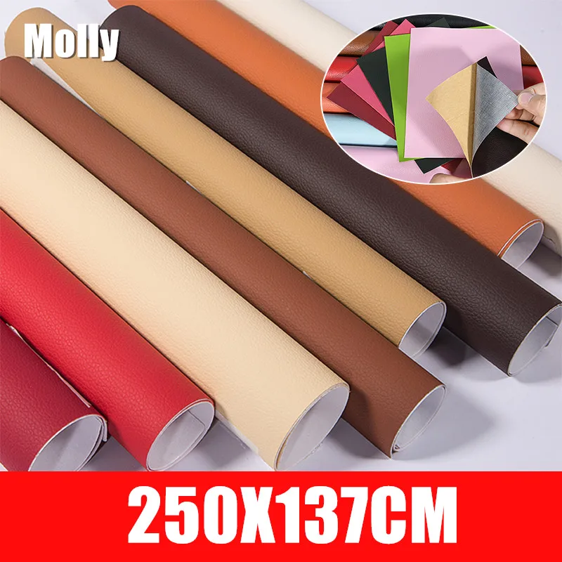 20 colori 250X137CM Toppa autoadesiva in tessuto di pelle PU Toppe per riparazione divano Toppe adesive in pelle PU Tessuti adesivi Toppe