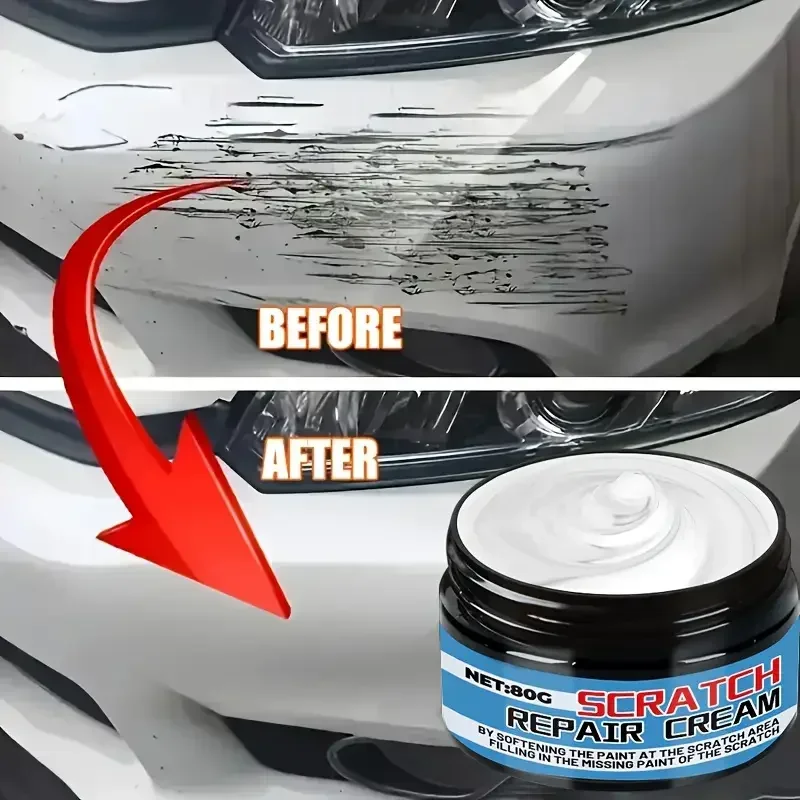 Universal Car Paint Scratch Repair Paste Anti-scratch Wax Polish Abrasive Agent for Metal and Plastic Scratch Repair
