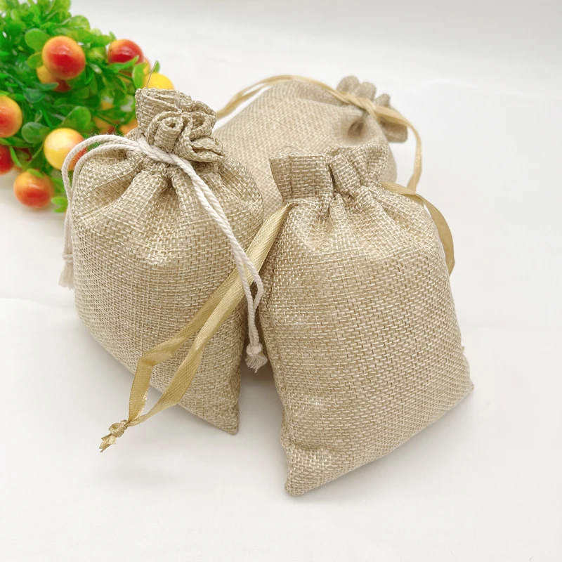 5pcs Pattern Style Jewelry Bags Pouch Drawstring Jute Bag Sack Cotton Bag Little  Bags for Jewelry Display Storage Diy Gift Bag - AliExpress