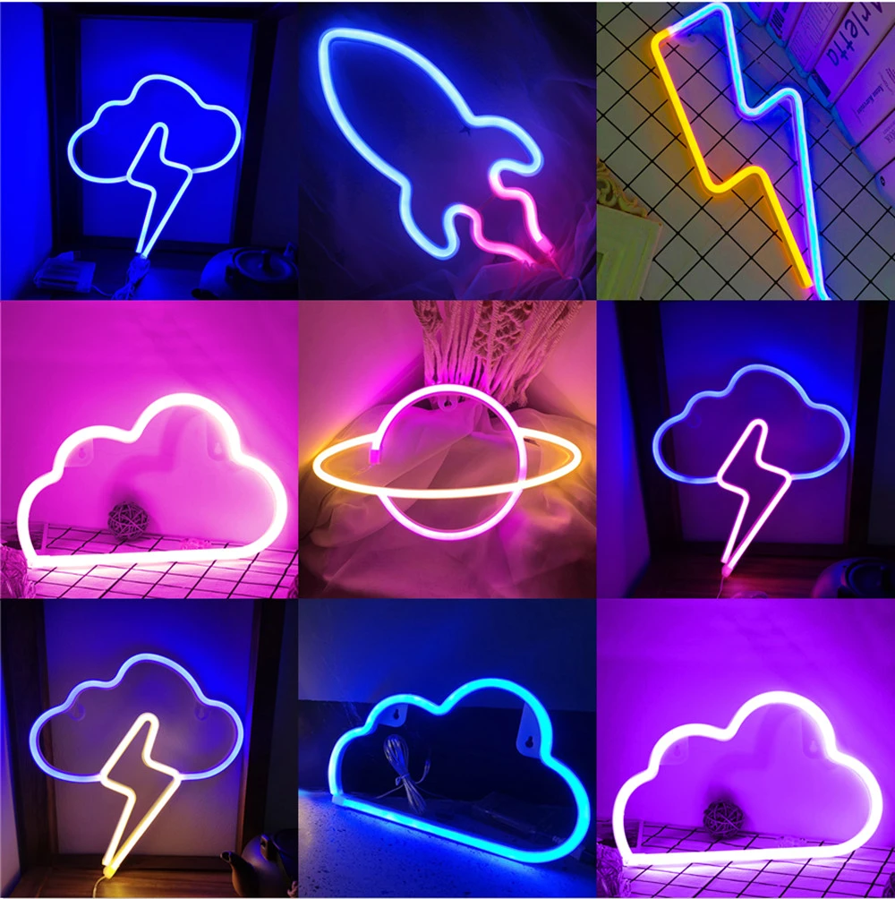 Bar Neon Sign Light Party Wall Hanging Led For Xmas Shop Window