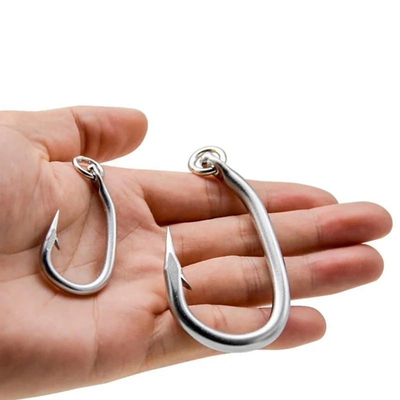 

Stainless steel barbed hook for sea fishing, 10PCs, 3.0 #-4.2 #