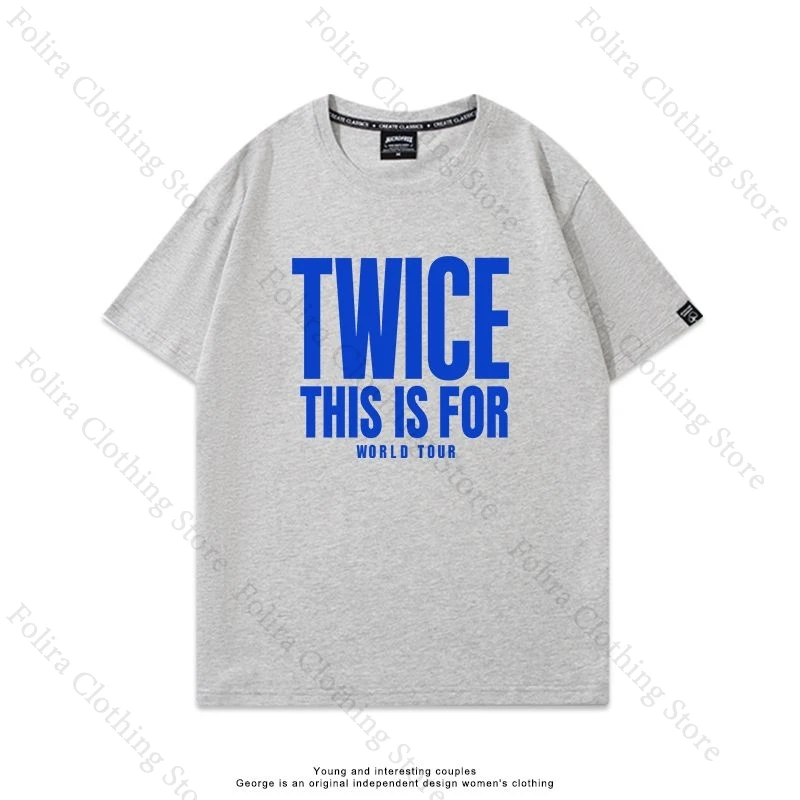 Kpop TWICE Concert THIS IS FOR Series T-shirt for Fans