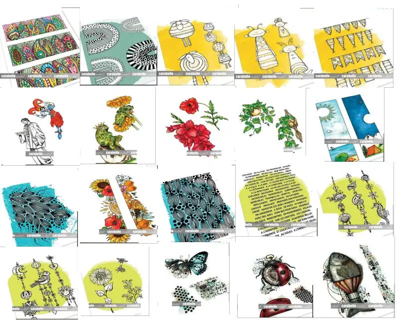 Clear stamps silicone stamps Cartoon Transparent Silicone Stamp for DIY scrapbooking photo album Decorative