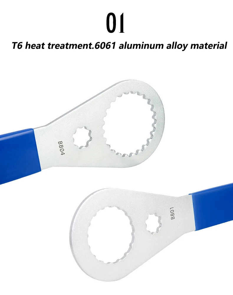 MTB Rennrad Tretlager Schlüssel Entfernung Installation Werkzeug BB DUB Spanner 39/40,5/44/46/50mm 16/24 zahn Fahrrad Reparatur Werkzeug – Detail 4