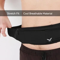 QUESHARK Running Lightweight Fanny Pack With Kettle Pocket Men Women Invisible Marathon Fitness Mobile Phone Storage Waist Bag 2