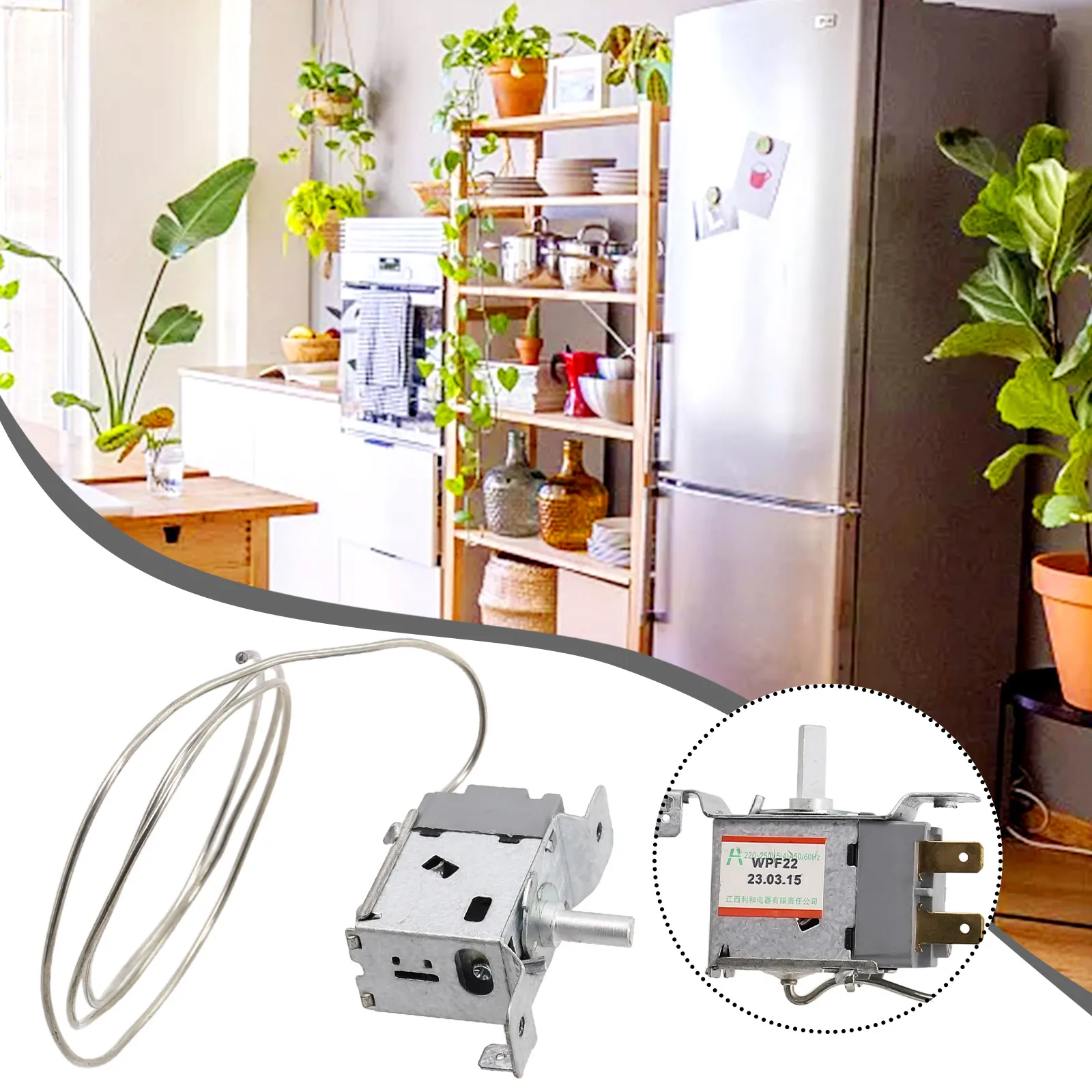 

Accessories Thermostat Components Gadget High Performance 90 Cm / 35.4 Inches For Model Freezer Fridge Temperature Controller