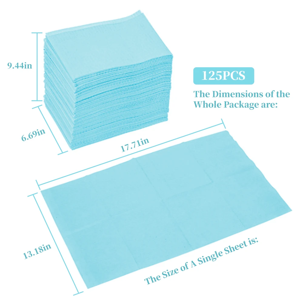 Nail Art Table Mat Nail Art Tool 125pcs Nail Art Table Mat Manicure Accessories and Tools Disposable Clean Pads for Nails Waterproof Tablecloths Tattoo Nail Mat