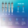 YILONG 50/20PCS Mixed Professional Tattoo Cartridge Needles with Membrane Safety Cartridges Disposable Tattoo Needle For Tattoo 5