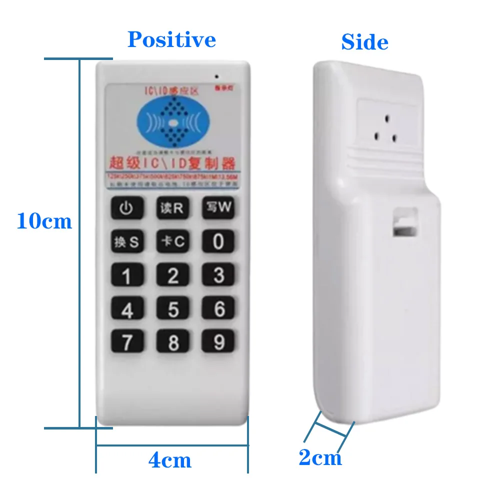 

Smart Card Reader NFC 5Frequency Programmer Handheld RFID 13.56Mhz UID Tag Writer 125Khz T5577 Key Copier IC ID Duplicator