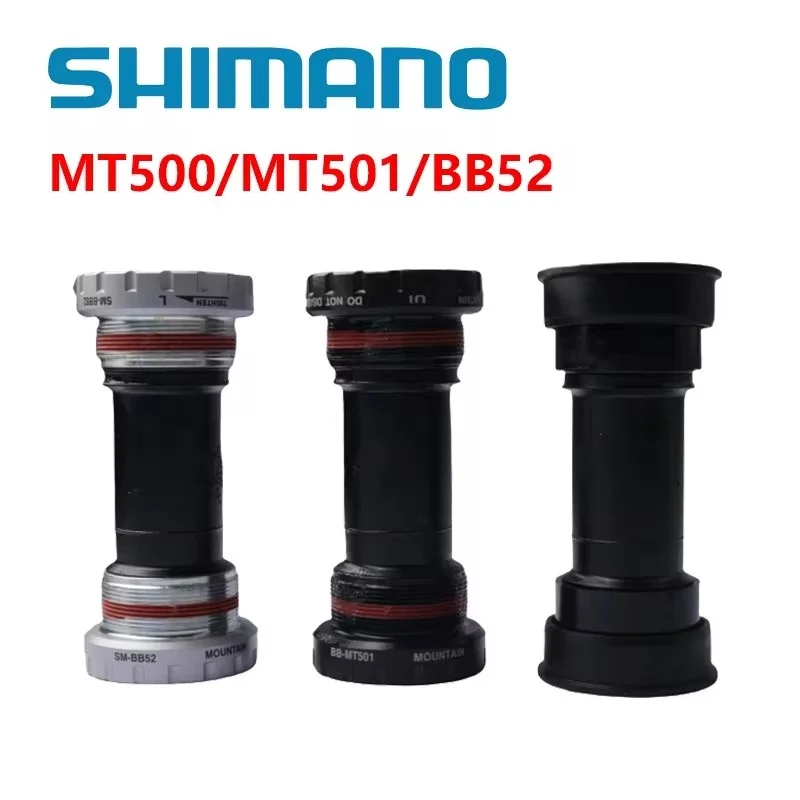 Bicycle Bottom Bracket Shimano Bottom Brakcet SM-BB52 BB-MT501 BSA 68/73mm BB-MT500 PA Press Fit 89.5/92mm Centre Shaft Bicycle Original Shimano Parts