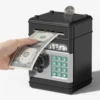 Toy Saving Bank. Electronic, Password-Protected. Auto-scroll For Paper Money. Ldeal Gift For Kids 3+ (Black). 6