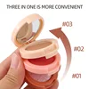Triad Colors Sandwich Bento Palette Blush Highlighter Eyeshadow Pearlescent Matte Mini Portable Makeup Palette Cosmetics Makeups 3