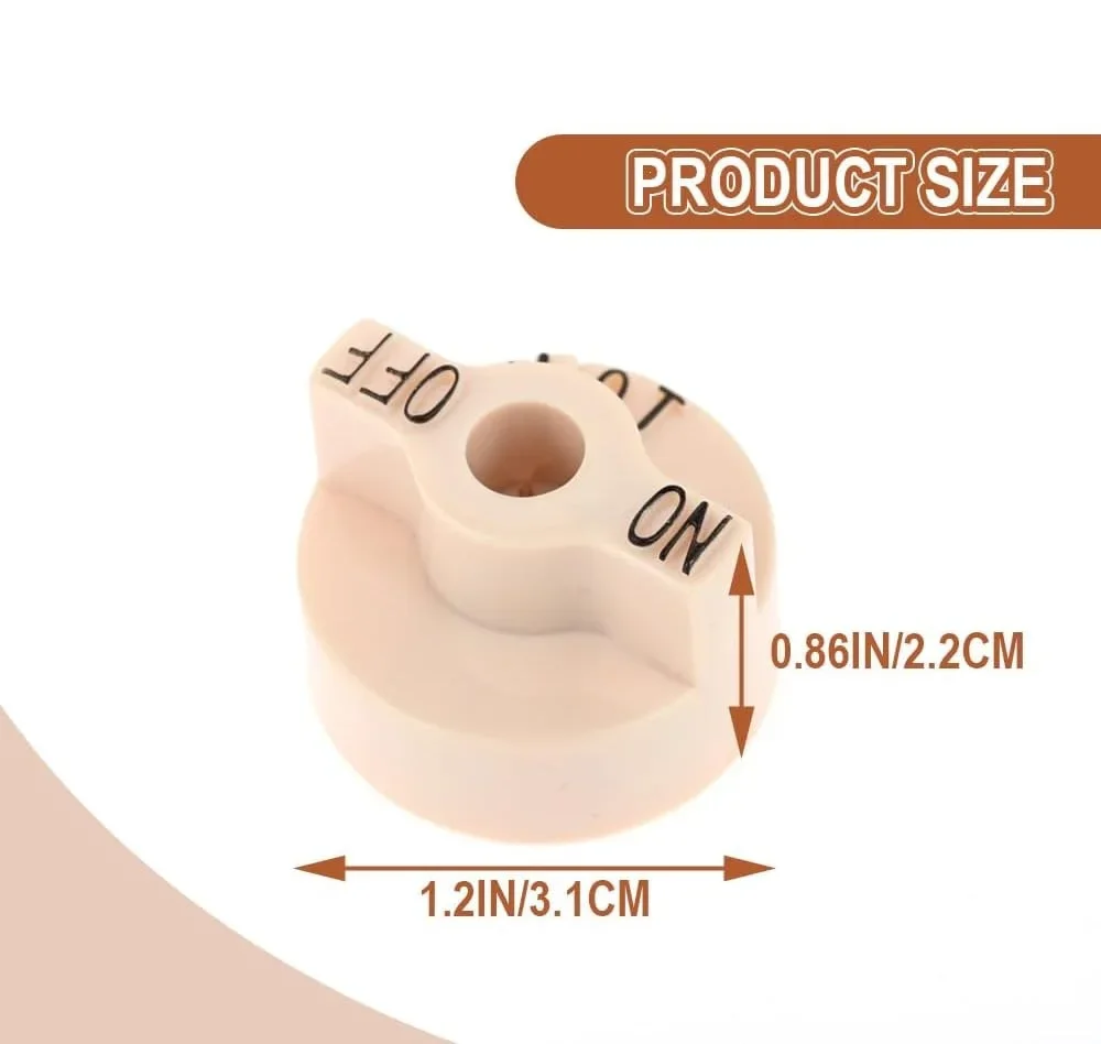 Gas Valve Knob for Robertshaw Thermostat S1453A P3202-92 810-0109 810-0433 11432 Temperature Control 700-506 4pcs/kit gas stove knobs