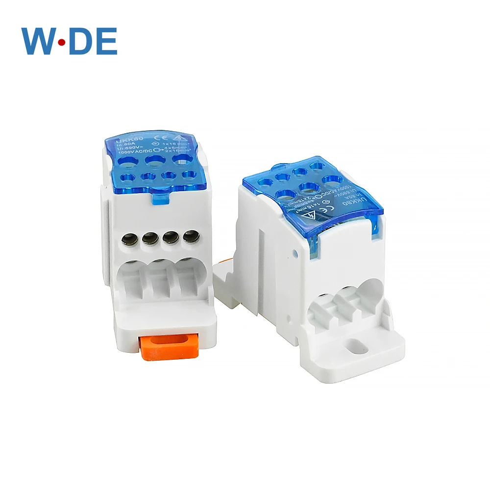 Scatola Di Distribuzione UKK-250A - Guida DIN Per Morsettiere Con Copertura Trasparente - Foto 6