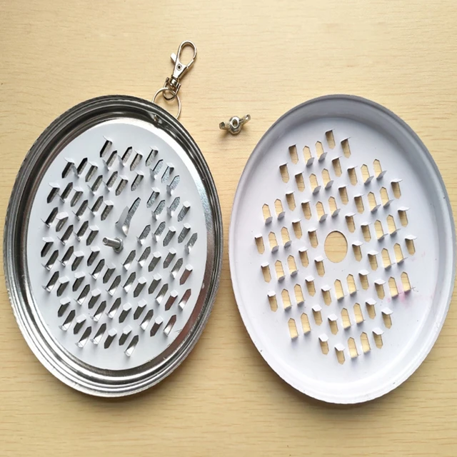 Többfunkciós Szúnyog Tekercs Tálca Horgászathoz Hordozható Beltéri Kültéri Szúnyogos Füstölő Doboz Fém Kerek Állvány Tányér - Image 4