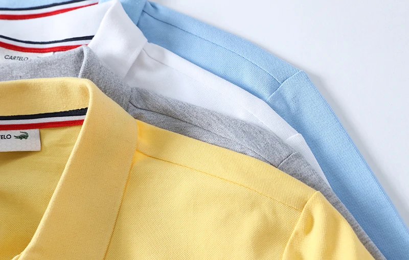 Description Picture 2 of item2024 summer new brand men's lapel shirt embroidered short sleeve casual business fashion slim men's Polo shirt