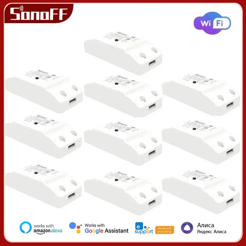 

1-10PCS SONOFF RFR2 WiFi Switch 433Mhz Remote Controller Wireless Switches Relay Modules Smart Home Automation Support RM433R2