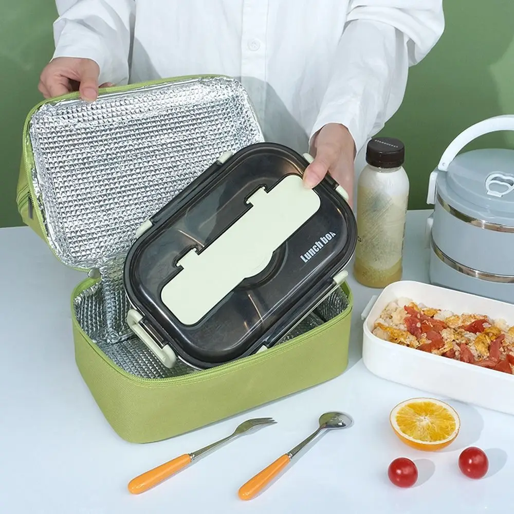 

Thermal Insulated Breakfast Picnic Insulated Bag Large Lunch Bag Lunch Handbags Fresh Cooler Bags Korean Lunch Box