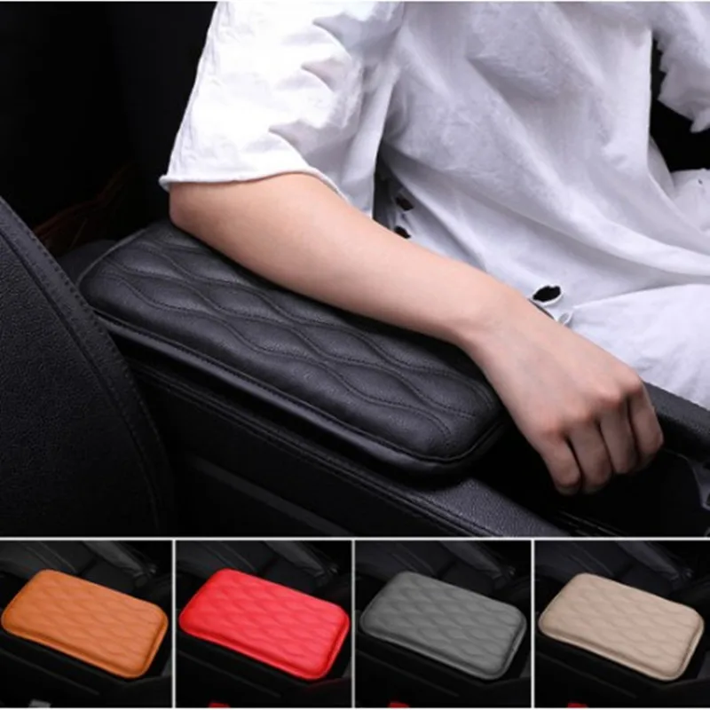 Car Armrest Pad Soft PU Leather Anti Scratch Universal Waterproof Box Cover  Cushion Resistant Center Console Non Slip Arm Rest - AliExpress