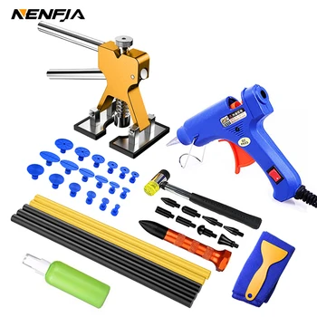 Car paintless dent repair tools Dent Repair Kit Car Dent Puller with Glue Puller Tabs Removal Kits for Vehicle Car Auto 1