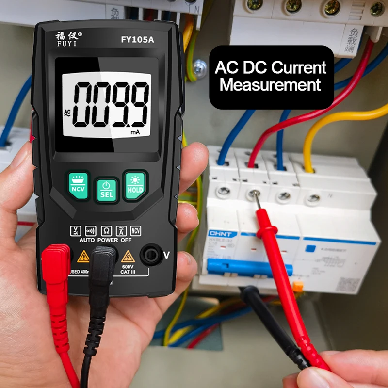 Multimetro Digital Profesional Inteligente Tester Ac Dc Tensione Corrente Auto Range Alta Precisione Ohm Hz Ncv Multimetro Digitale