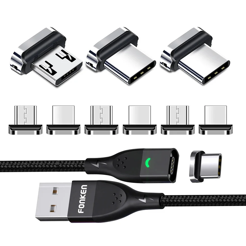 Magnetic Cable Adapter with 4-Pin Connectors