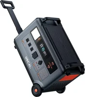PowerMax 3600(Surge 6000W) Portable Power Station 3600Wh LiFePO4 Expandable Solar Generator with 4xAC Outlets 1.2H Full Charge 1